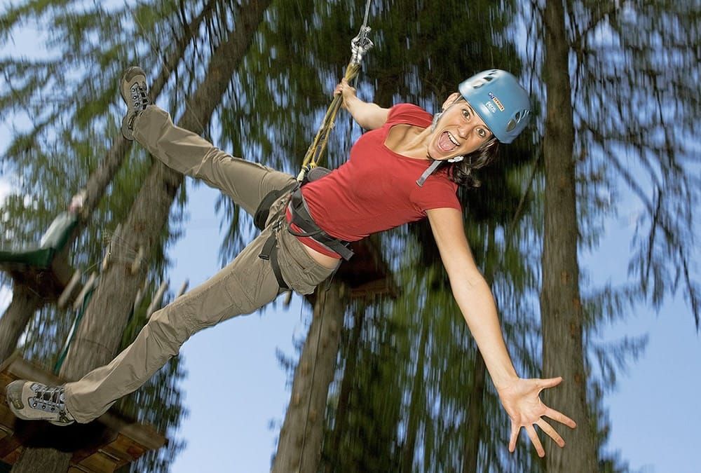 Felsenlabyrinth und Flying Fox Meile