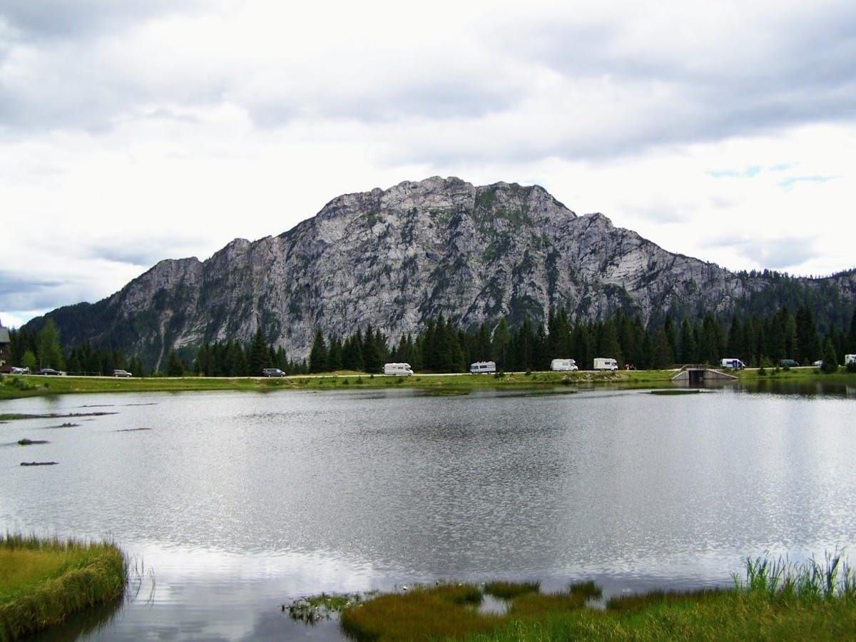 Malurch (Monte Malvueric alto), 1.899 m: Direkter Blick vom Hotel 'Al Gallo Forcello